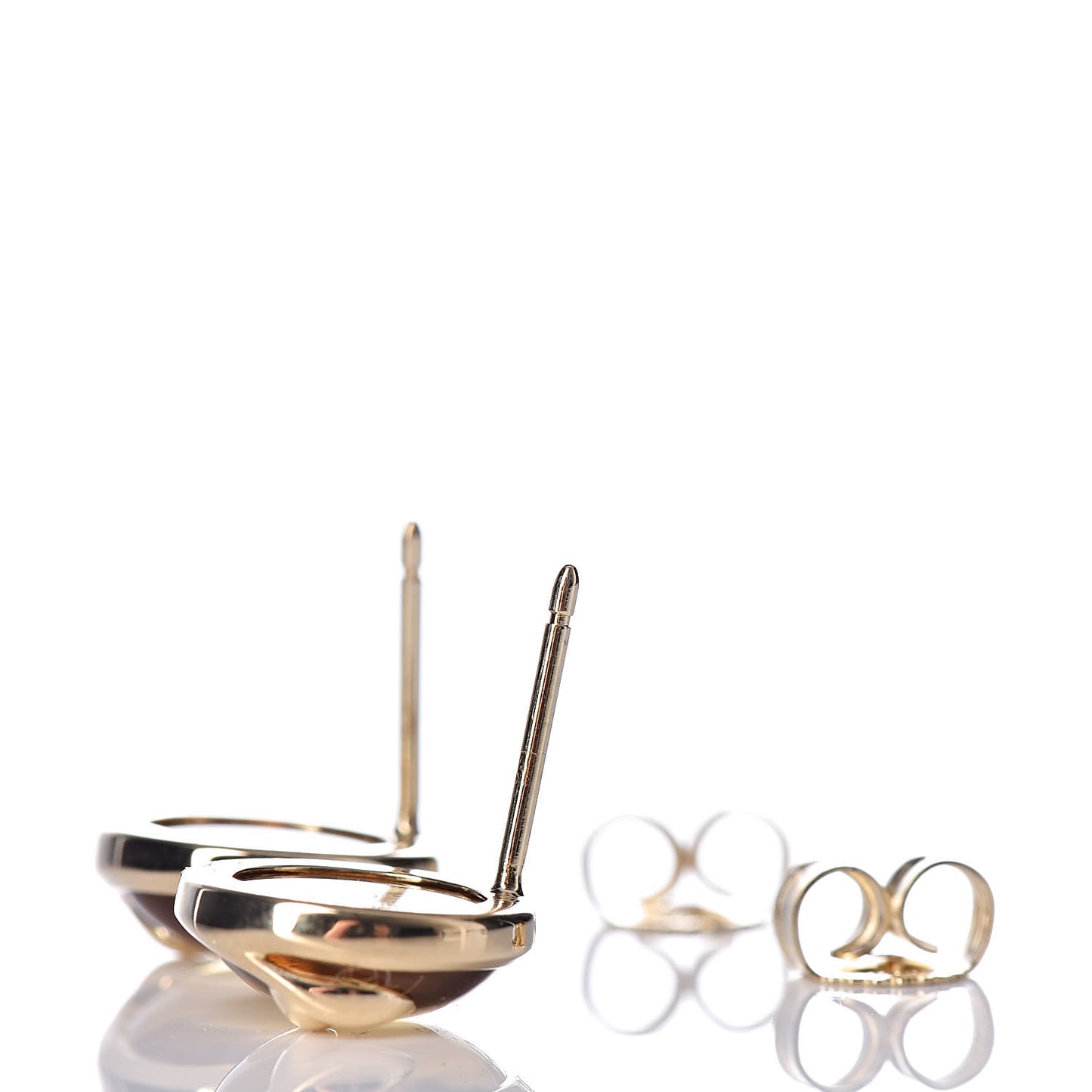 18K Yellow Gold Citrine Paloma Picasso Olive Leaf Earrings