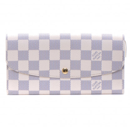 Louis Vuitton Damier Azur Emilie Wallet 1 of 8
