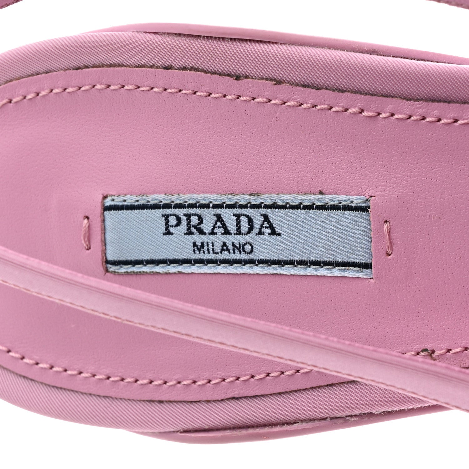 Prada Nylon Flower Pointed Toe 45mm Slingback Pumps 40 Primula 6 of 9