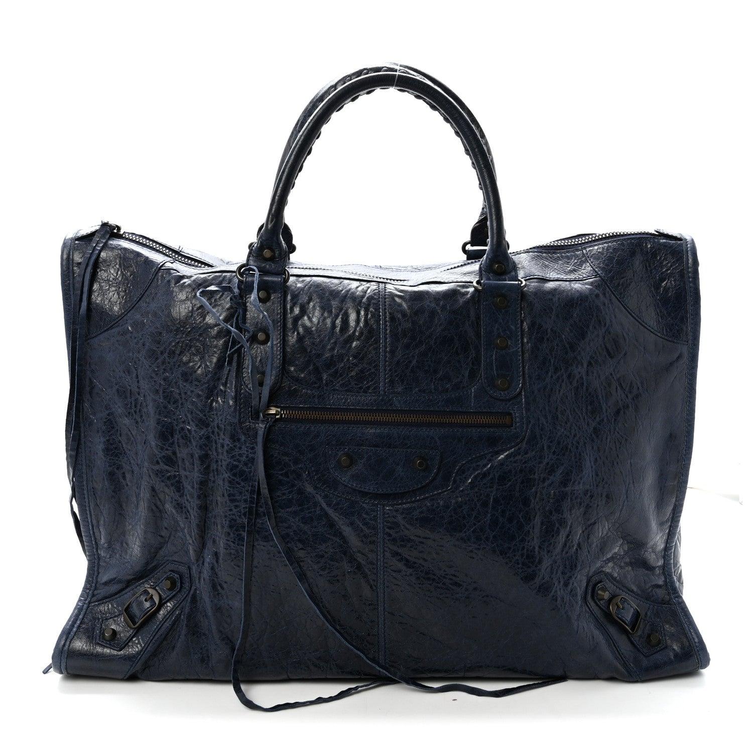 Balenciaga Agneau Classic Hardware Weekender Officier 1 of 11
