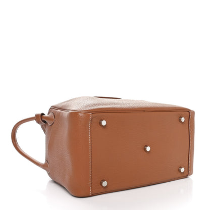 Hermes Taurillon Clemence Lindy 30 Gold 4 of 10