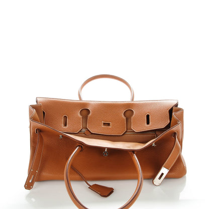 Hermes Taurillon Clemence JPG Shoulder Birkin II 42 Gold 21 of 26