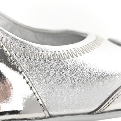 Louis Vuitton Metallic Lambskin Archlight Slingback Pumps 37.5 Argent 10 of 10