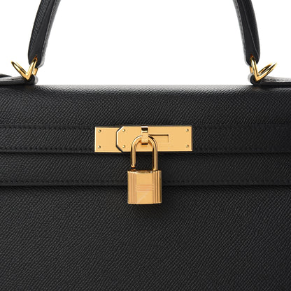 Hermes Epsom Kelly Sellier 28 Black 10 of 12
