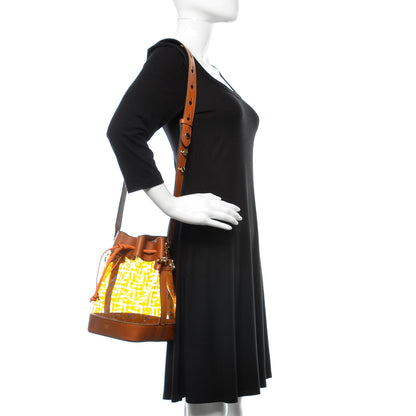 Fendi TPU FF Vitello Aura F is Fendi Grande Mon Tresor Bucket Bag Aranciata Cuoio 2 of 9