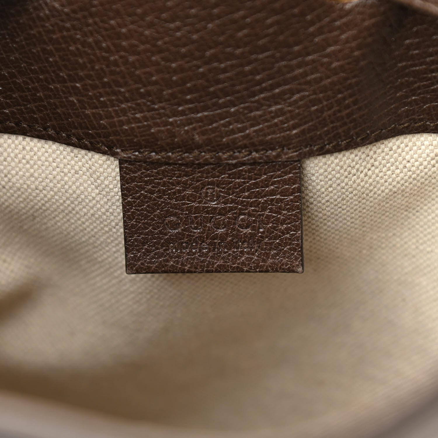 Gucci GG Supreme Monogram Web Ophidia Bucket Bag Brown 6 of 16