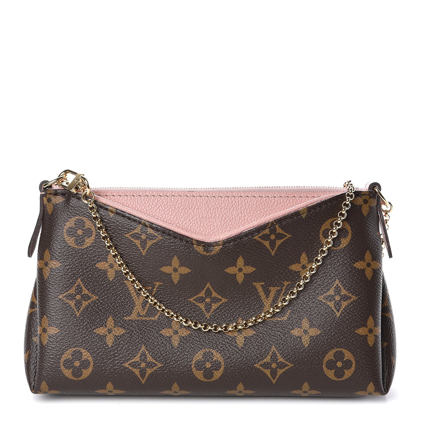 Monogram Pallas Clutch Rose Poudre