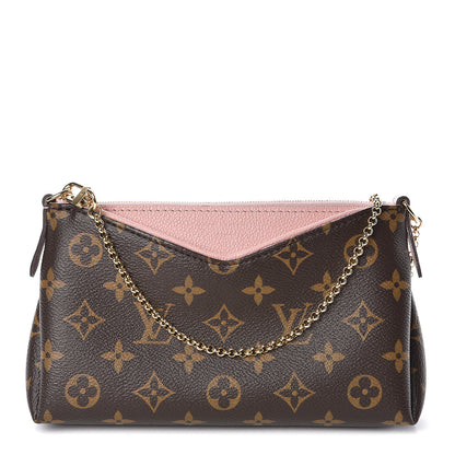 Louis Vuitton Monogram Pallas Clutch Rose Poudre 1 of 9