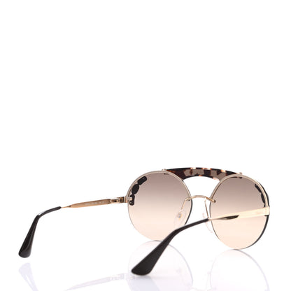 Prada Crystal Ornate Sunglasses SPR52U Havana 4 of 8