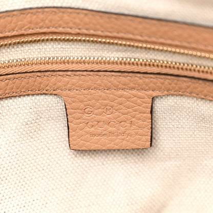 Gucci Pebbled Calfskin Large Soho Hobo Camelia 6 of 9