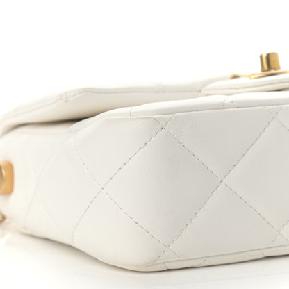Chanel Lambskin Quilted Mini My Perfect Flap White 8 of 10