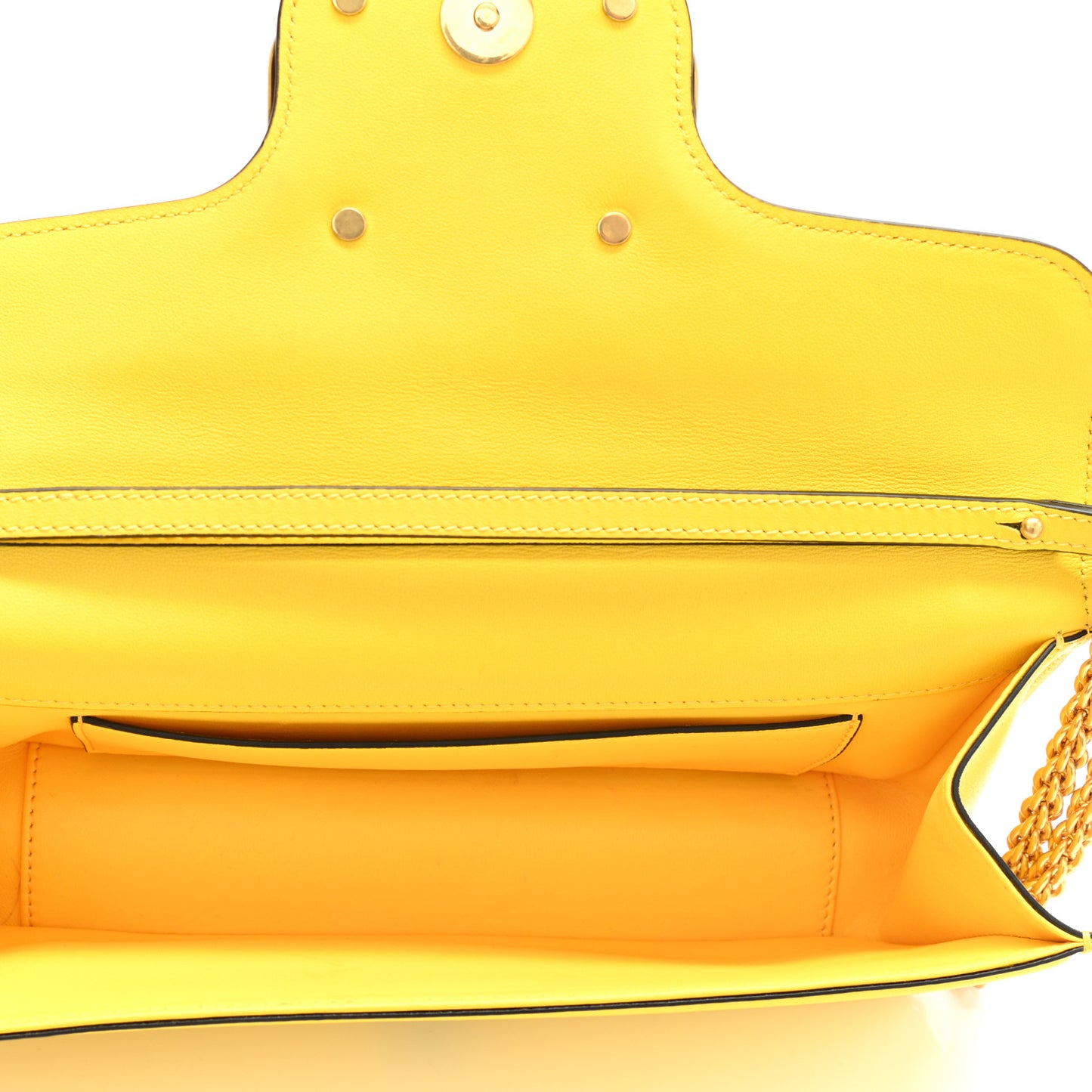 Calfskin Vlogo Loco Shoulder Bag Bright Lemon