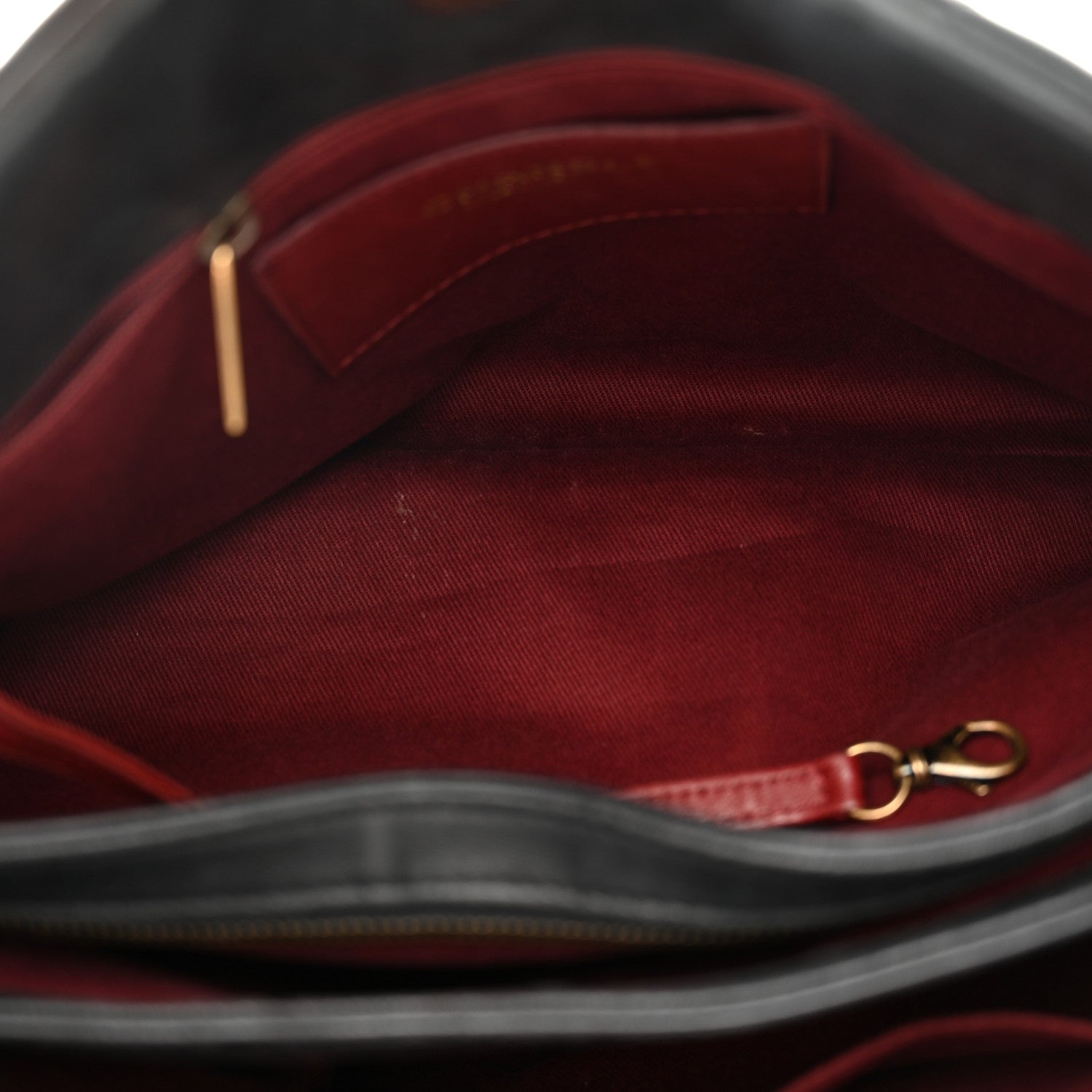 Chanel Lambskin Quilted Large Just Mademoiselle Bowling Bag Black 7 of 12