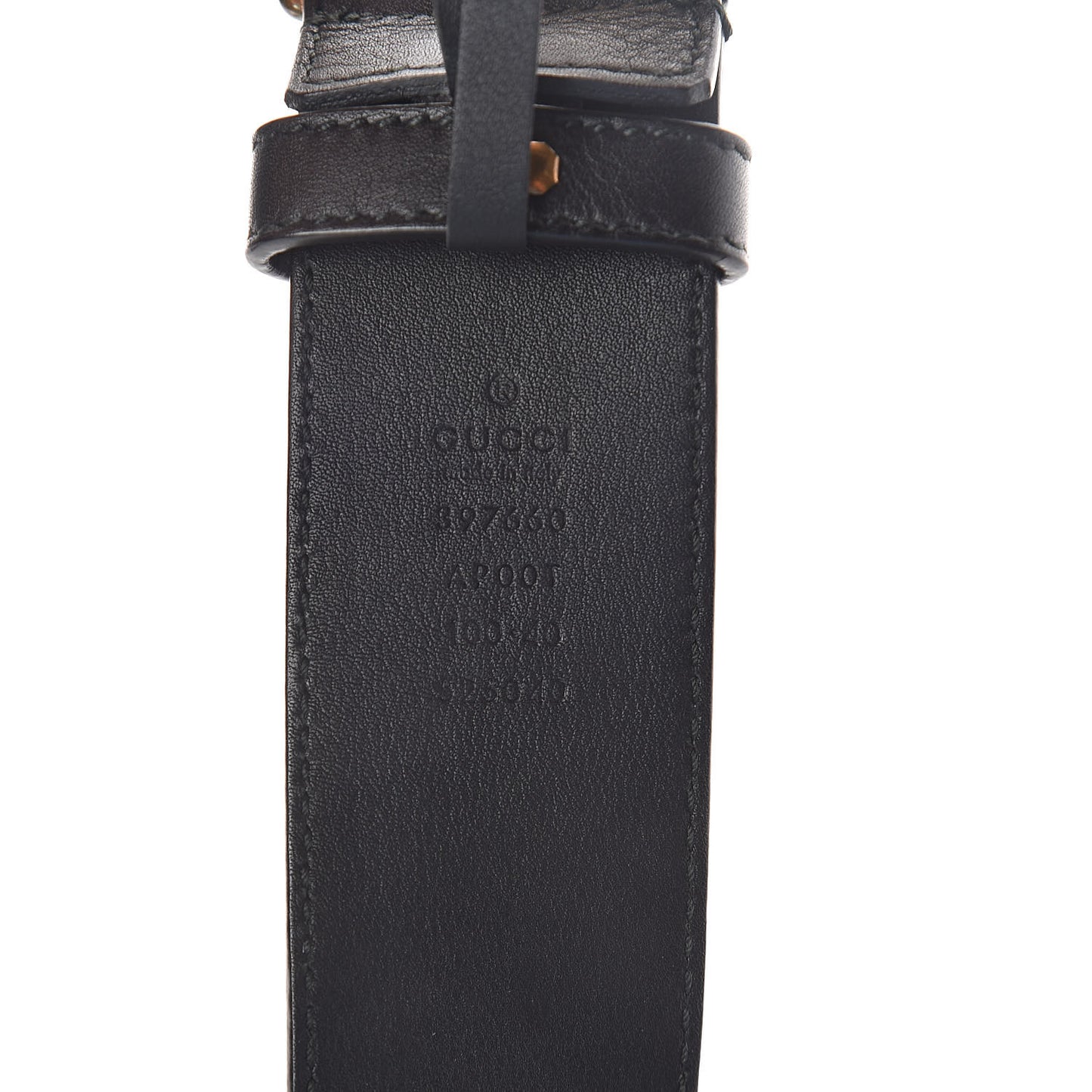 Calfskin Double G 40mm Belt 100 40 Black