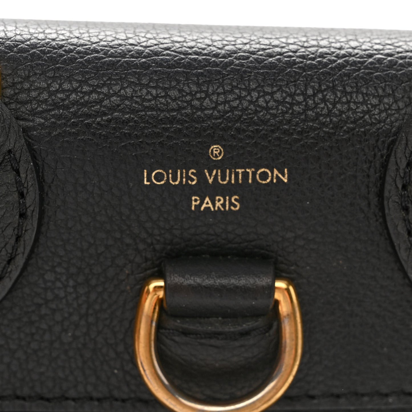 Calfskin Lockme Mini Backpack Black
