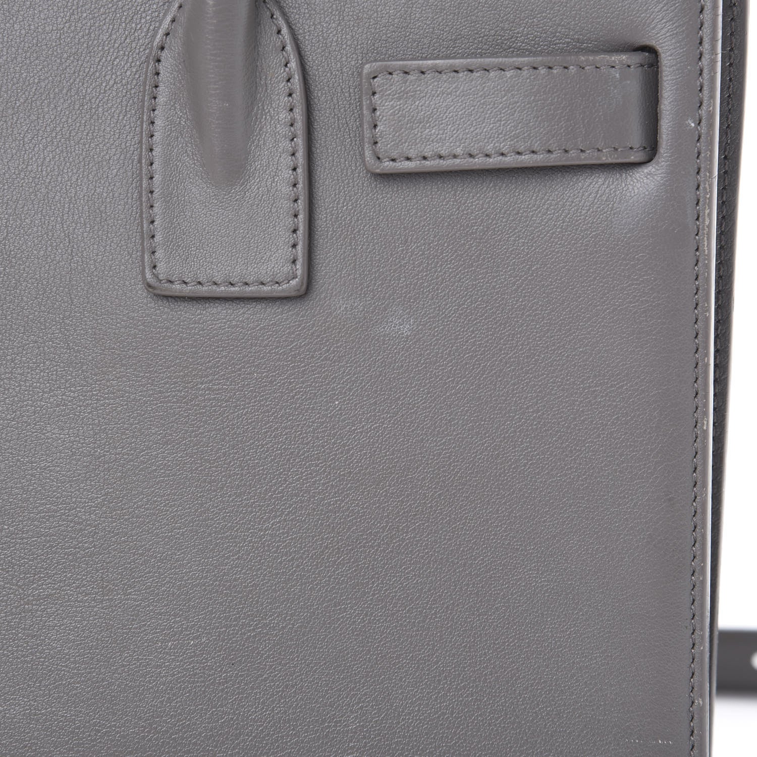 Saint Laurent Calfskin Baby Sac de Jour Fog 10 of 16