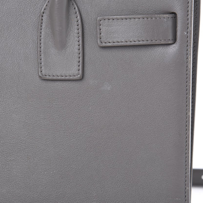 Saint Laurent Calfskin Baby Sac de Jour Fog 10 of 16