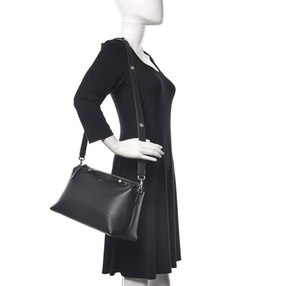 Fendi Vitello Dolce Large By The Way Boston Bag Black 3 of 10