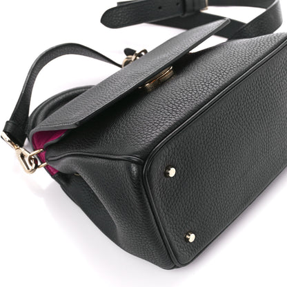 Christian Dior Bullcalf Mini Be Dior Flap Black Fraise 10 of 16
