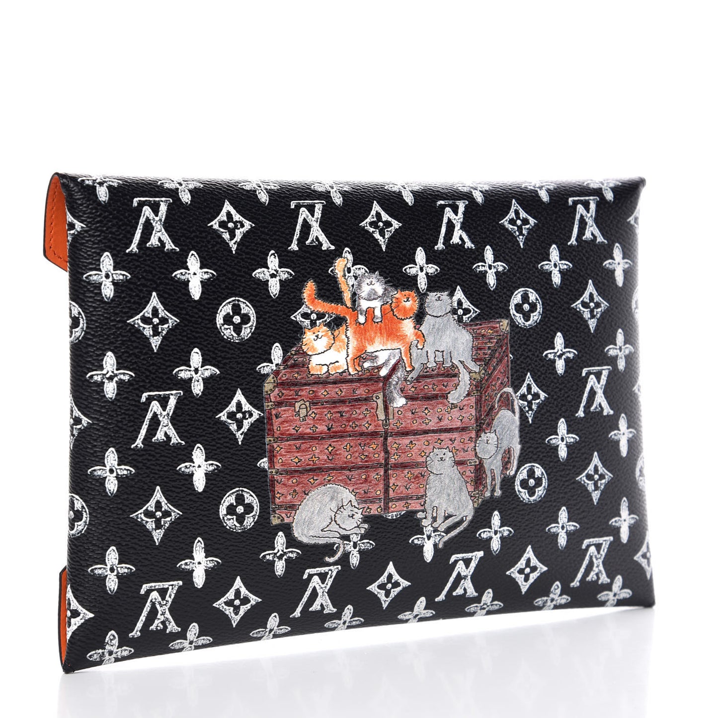 Catogram Large Kirigami Pochette Black