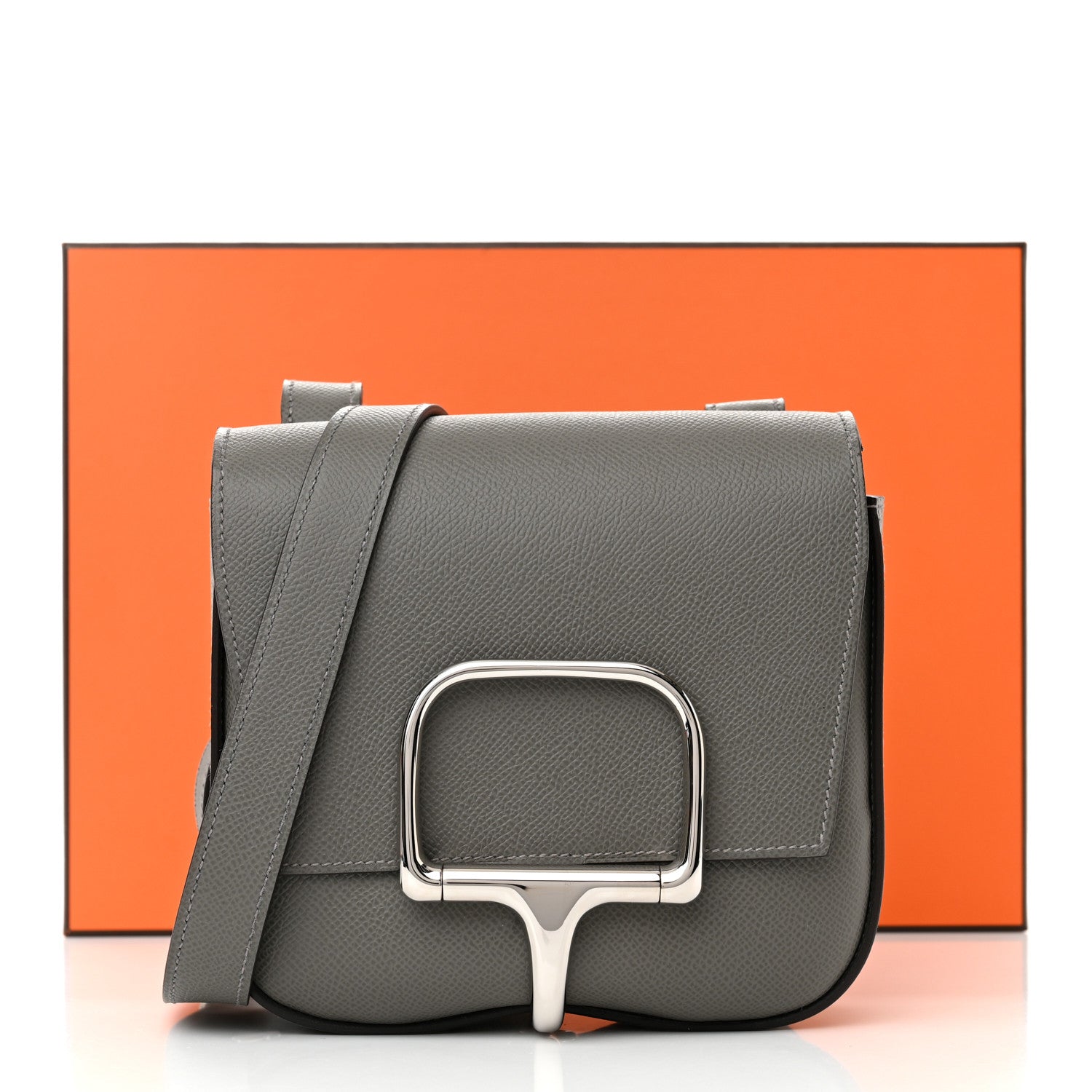 Hermes Epsom Mini Della Cavalleria Gris Meyer 13 of 13