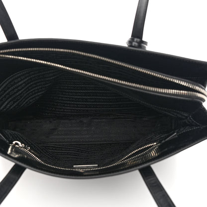 Prada Spazzolato Large Re-Edition 1995 Double Handle Handbag Black 7 of 14
