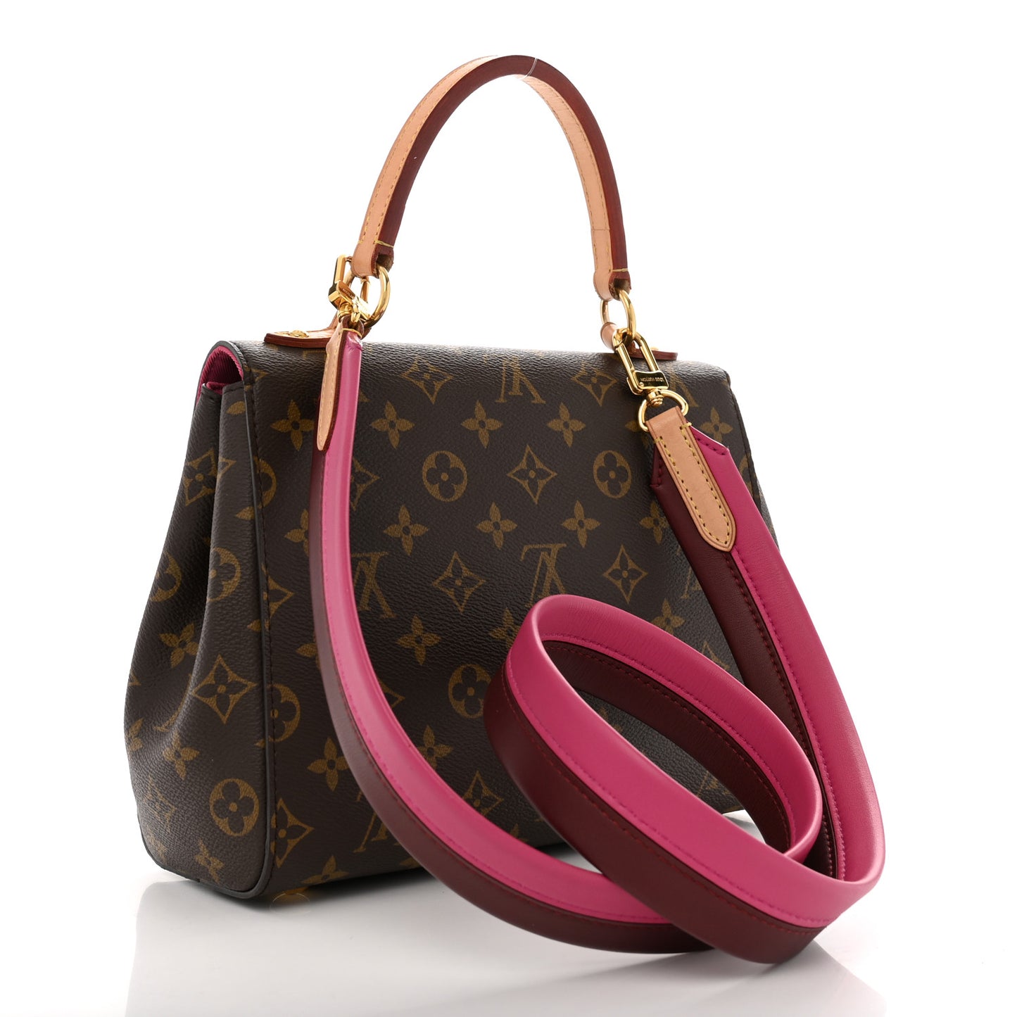 Monogram Cluny BB Bordeaux Fuchsia