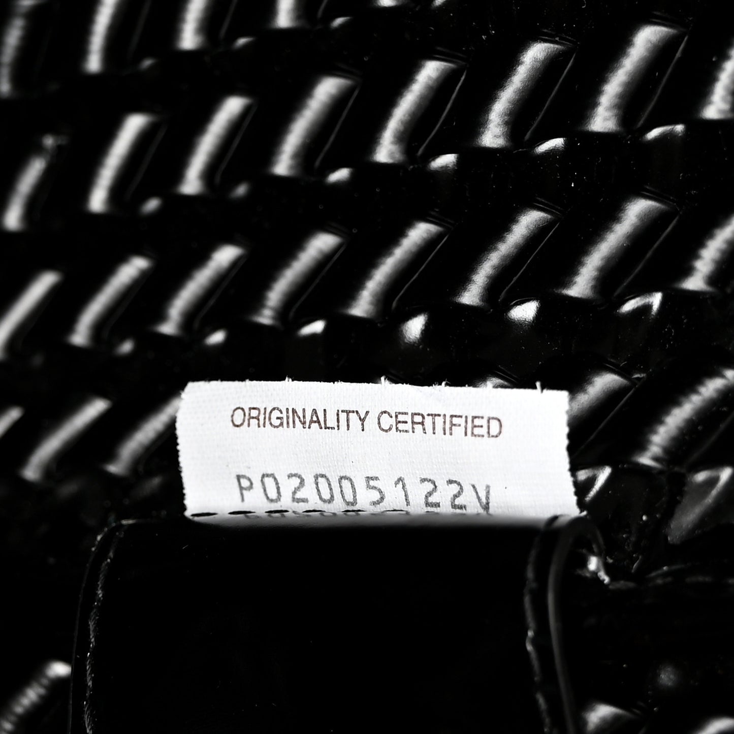 Calfskin Intrecciato Structure Clutch Black