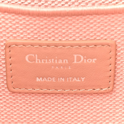 Christian Dior Canvas Embroidered Cannage Diortravel Vanity Case Bois de Rose 6 of 7