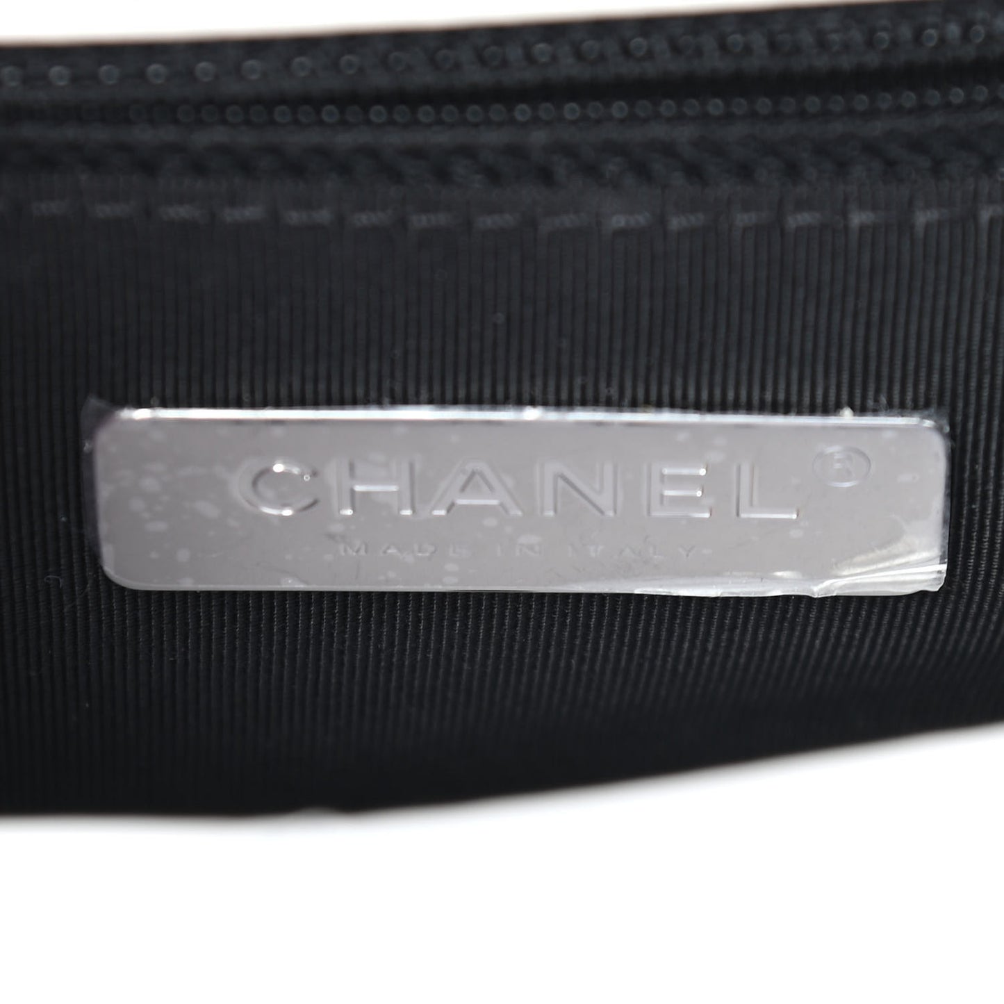 Glossy Calfskin Quilted Medium Chanel 19 Flap White Black