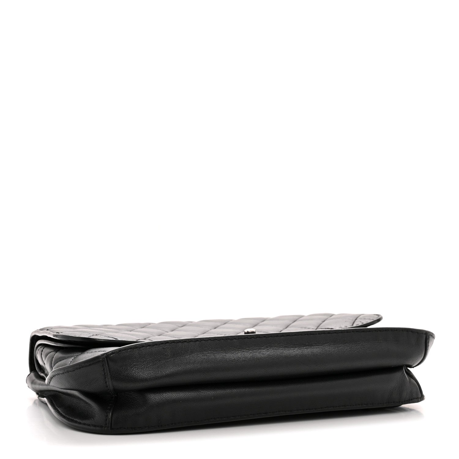 Chanel Lambskin Quilted Large Natural CC Flap Black 4 of 15