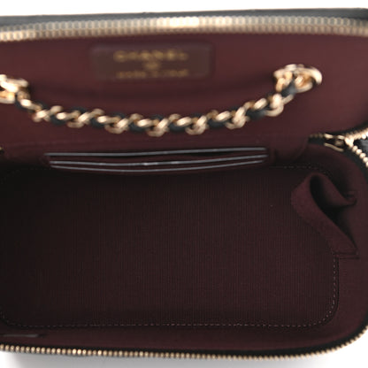 Chanel Caviar Quilted Small Vanity Case With Chain Black 5 of 9