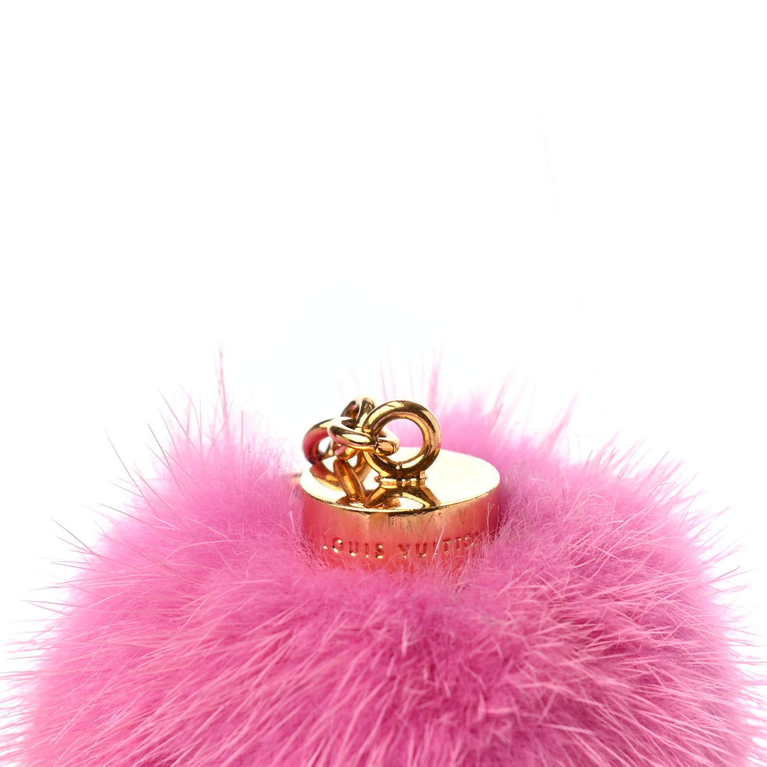 Louis Vuitton Mink Fluo Bubble Bag Charm Key Holder Pink 4 of 4