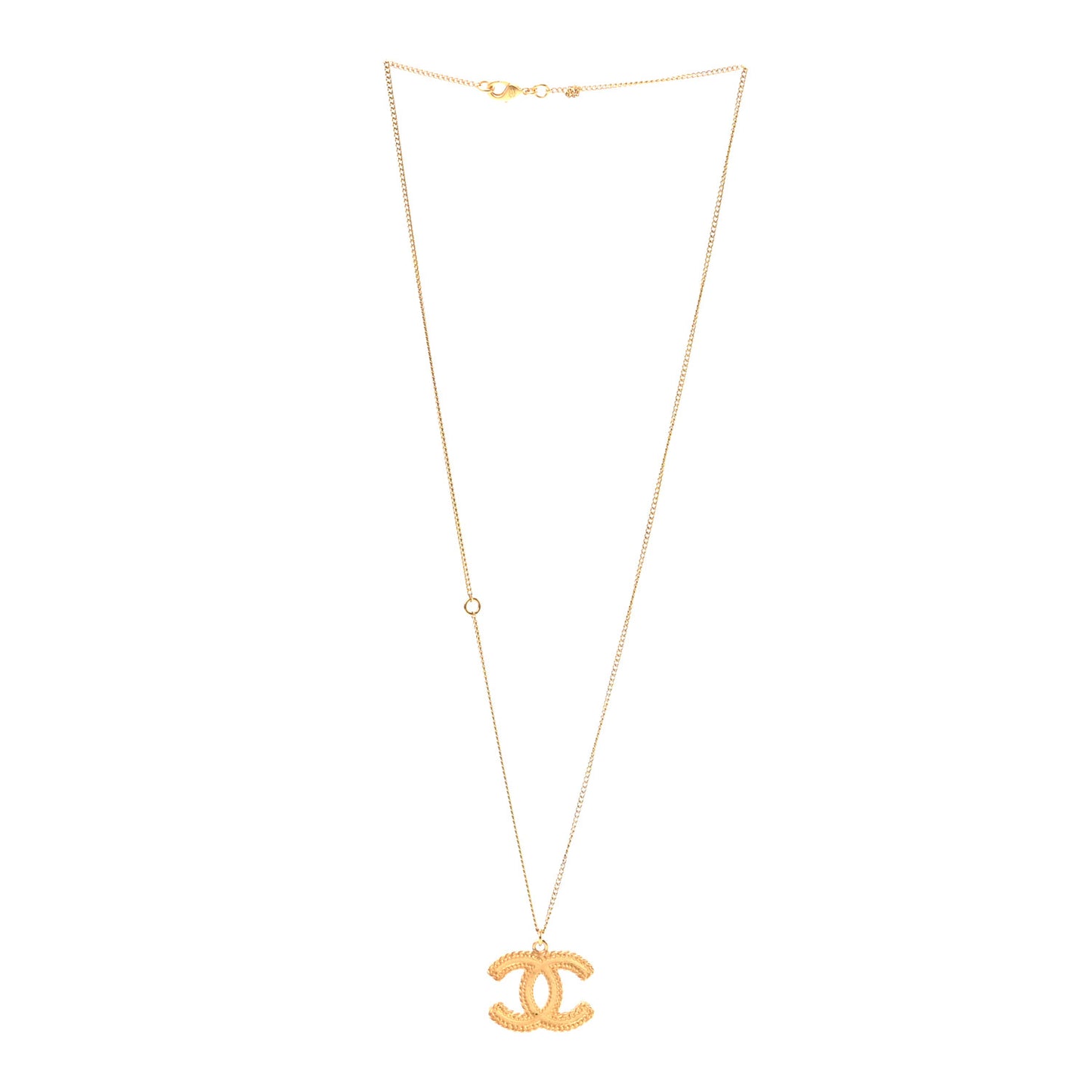 CC Necklace Matte Gold