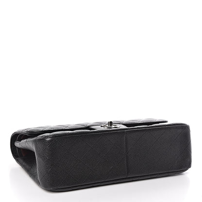 Chanel Caviar Quilted Jumbo Double Flap Black 4 of 11