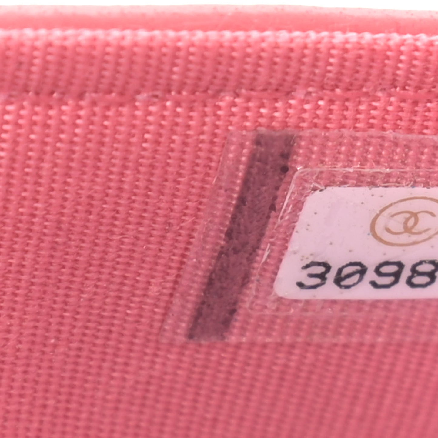 Lambskin Quilted CC Pearl Crush Wallet on Chain WOC Pink