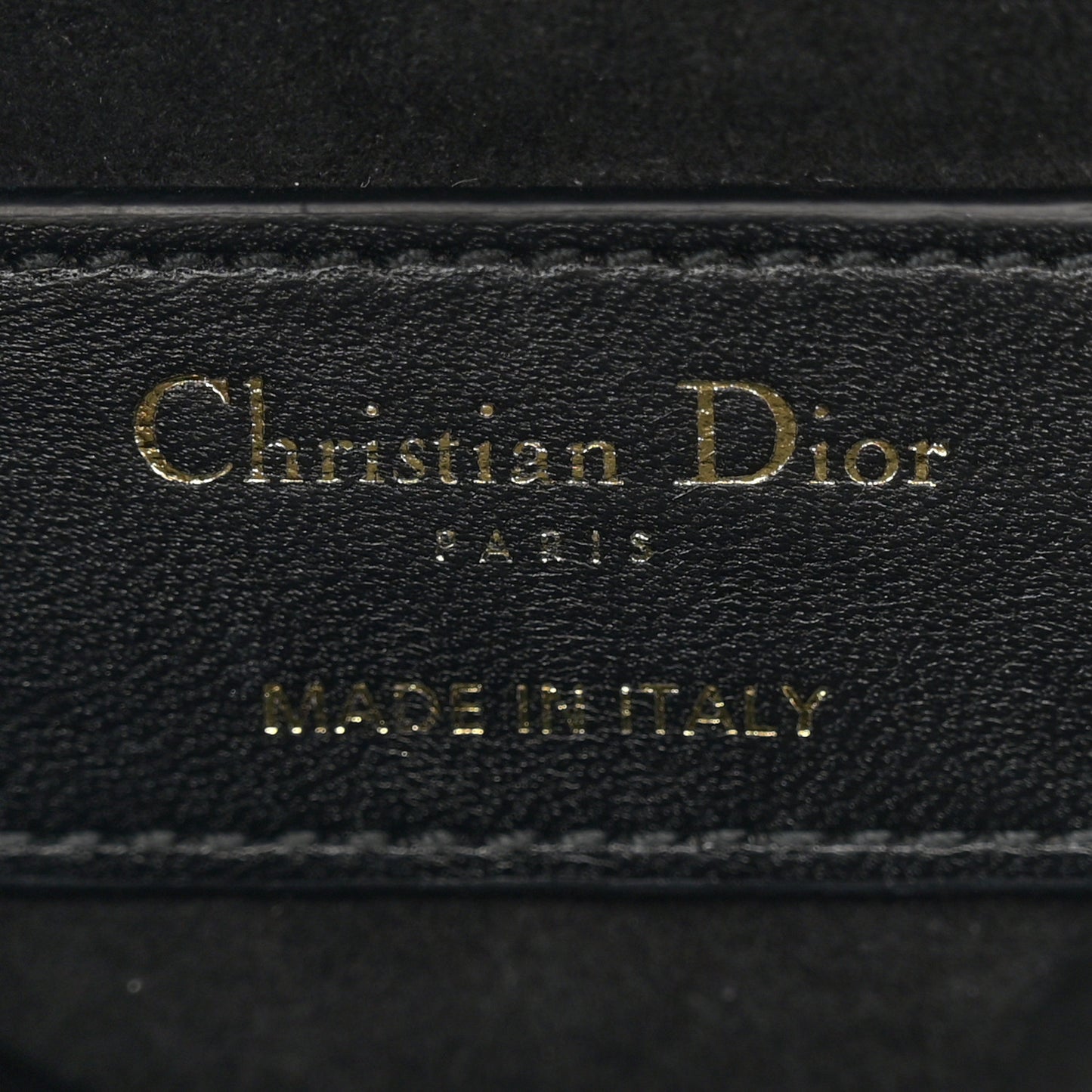 Lambskin Cannage Mini Lady Dior Black