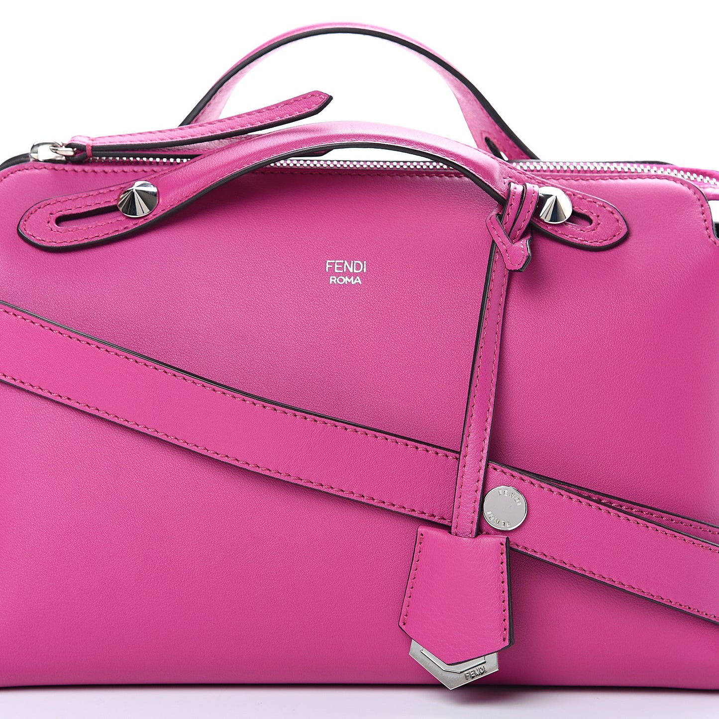 Vitello Dolce Medium By The Way Boston Bag Magenta