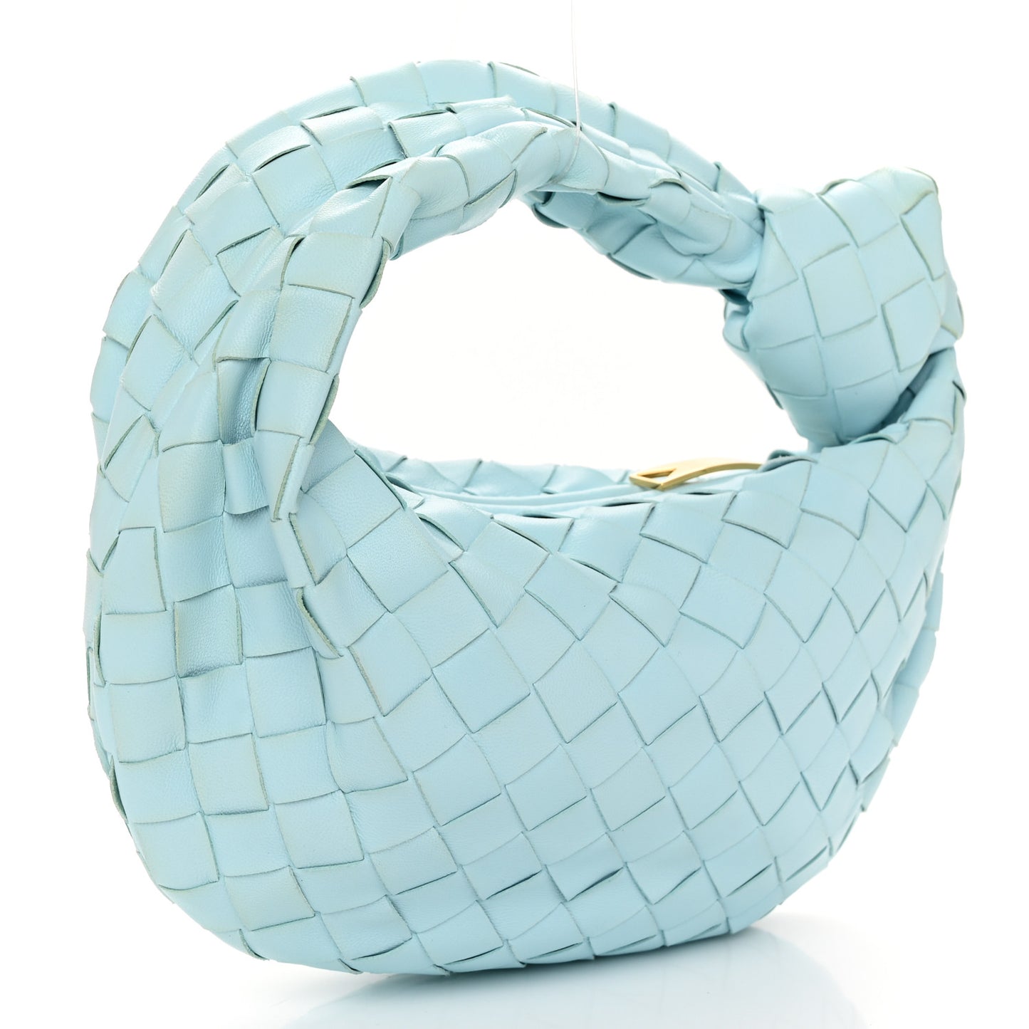 Nappa Intrecciato Mini Jodie Pale Blue