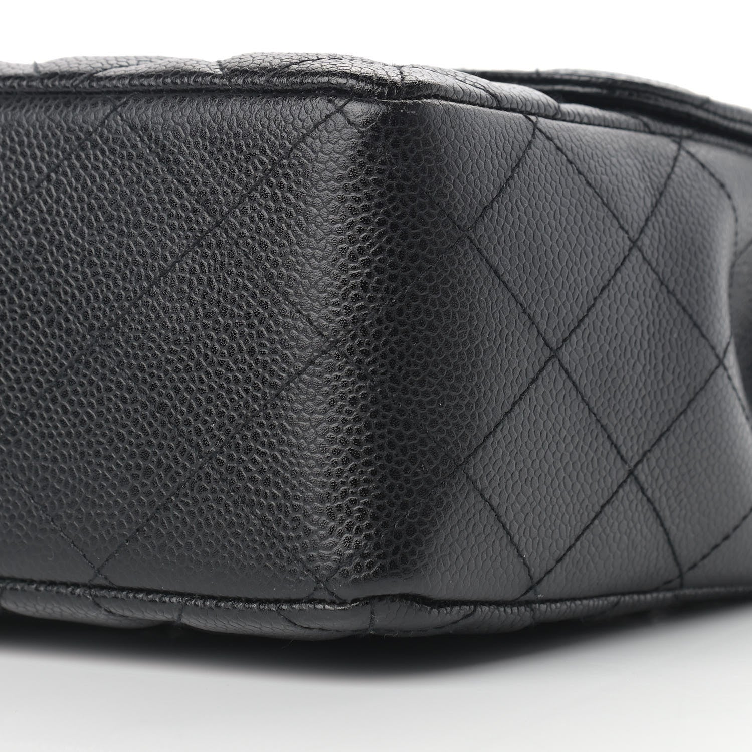Chanel Caviar Quilted Jumbo Single Flap Black 8 of 16