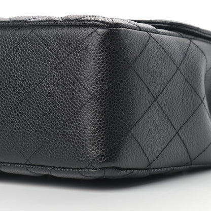 Chanel Caviar Quilted Jumbo Single Flap Black 8 of 16