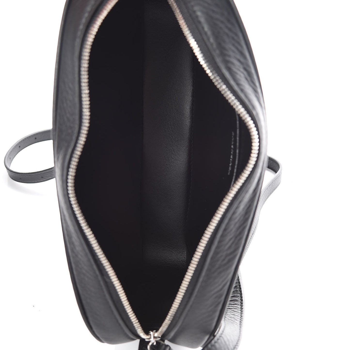 Calfskin Logo S Everyday Camera Bag Black