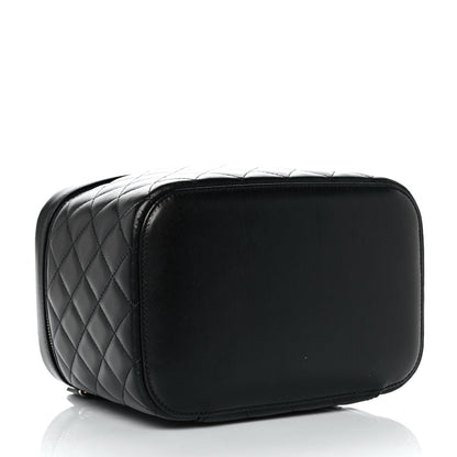 Chanel Lambskin Quilted Large Vanity Pouch Black 4 of 10