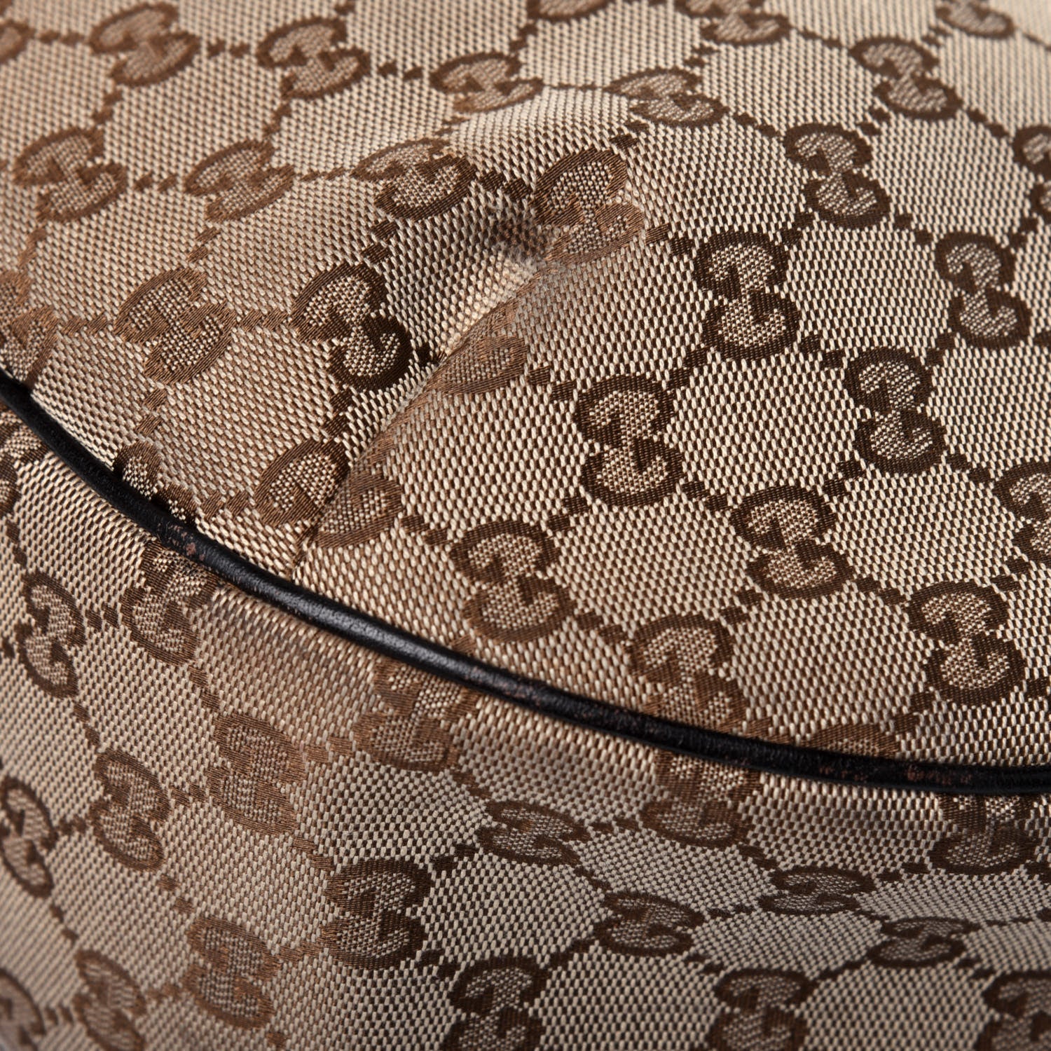Gucci Monogram Large New Ladies Web Hobo Dark Brown 10 of 20