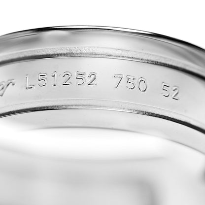 Cartier 18K White Gold 6.5mm C De Ring 52 6 6 of 6