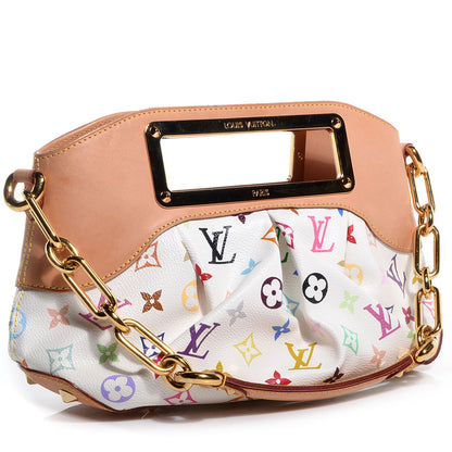 Louis Vuitton Monogram Multicolor Judy PM White 3 of 6