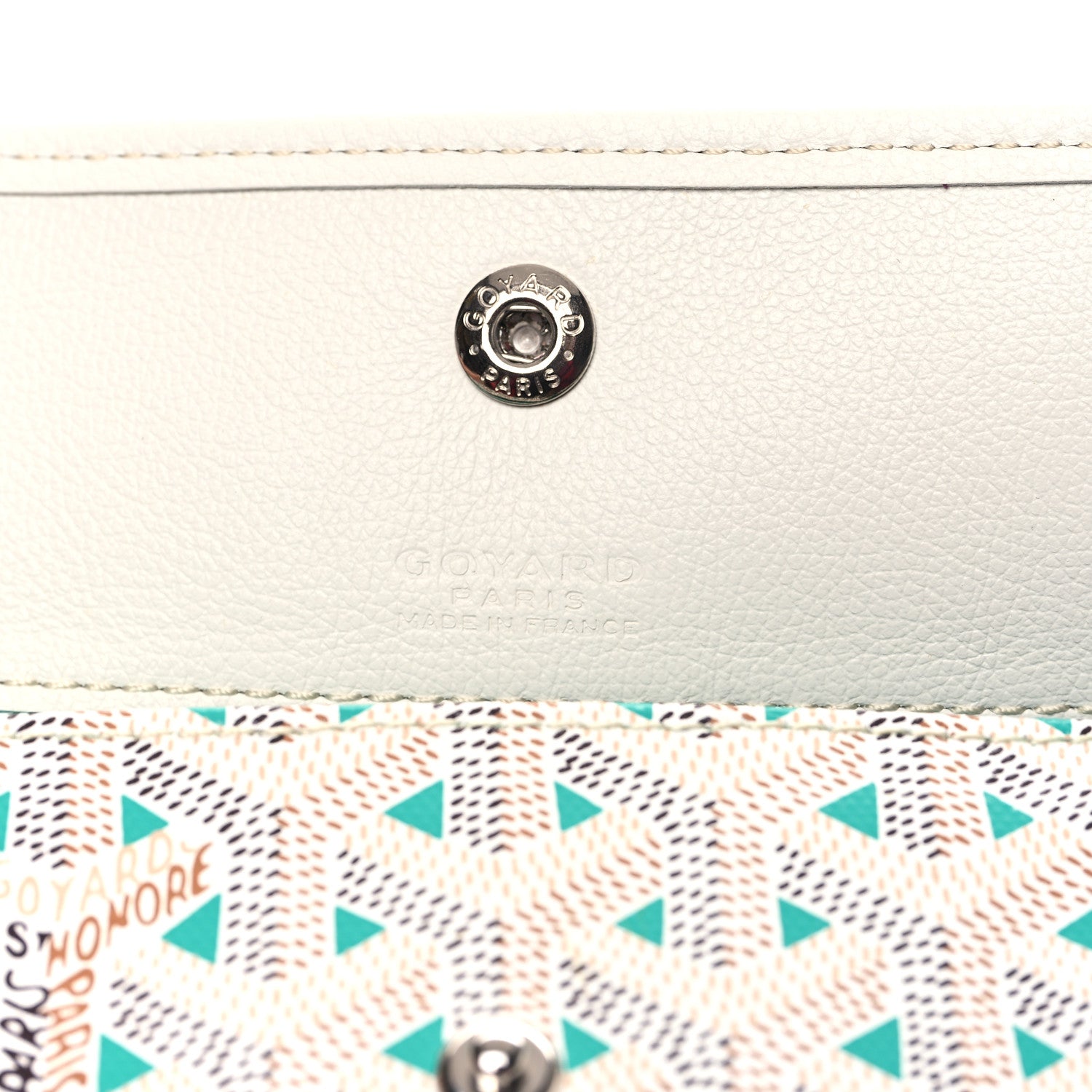Goyard Goyardine Saint Louis Claire Voie GM White Opaline 7 of 9