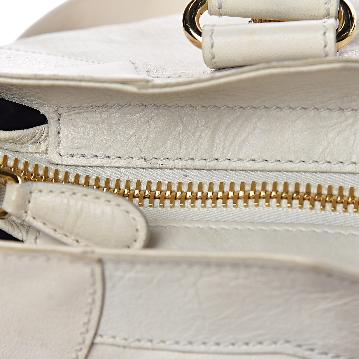 Agneau Giant 21 Gold Hardware Part Time White Light