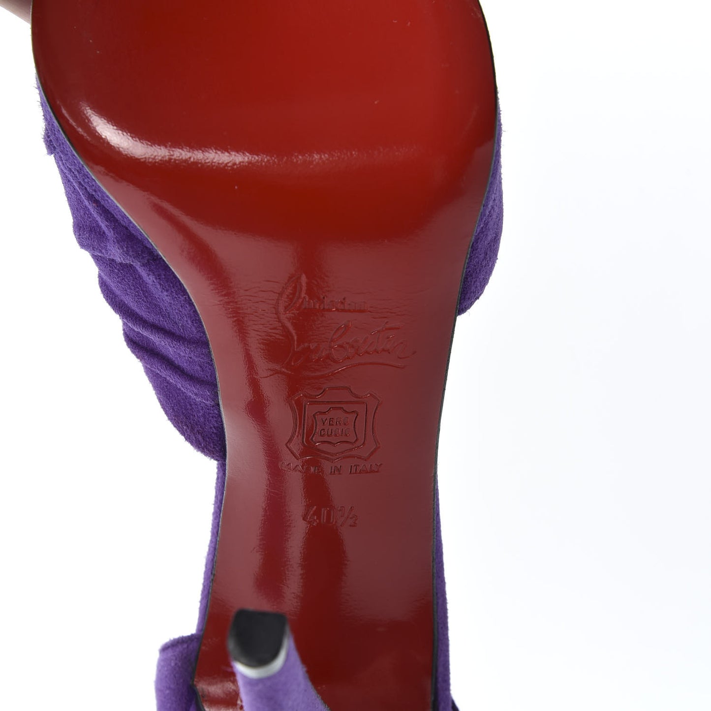 Suede Drapiday 120 Pumps 40.5 Violet