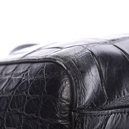 Givenchy Calfskin Crocodile Embossed Medium Antigona Black 11 of 12